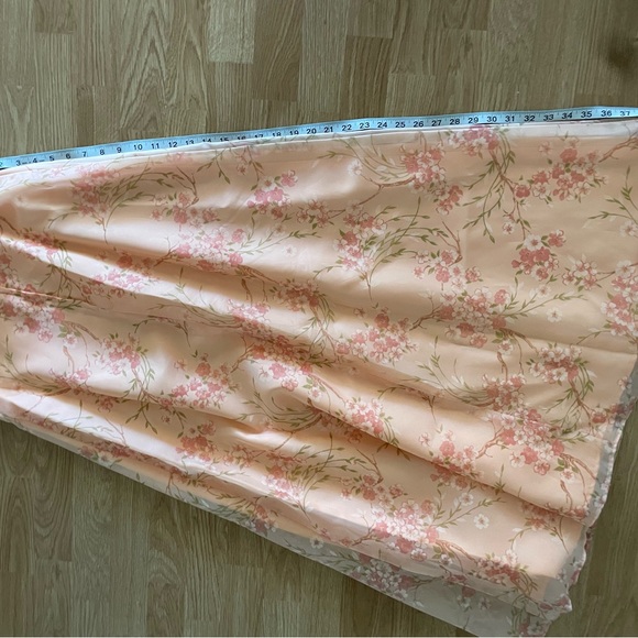 Vintage 70s angel sleeve cherry blossom dress. New - Picture 5 of 6